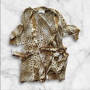 katherynsheer robe cheetah with belt